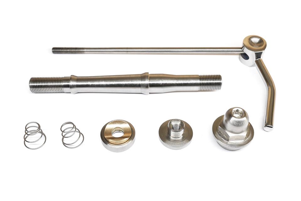 Ti Parts 1/2 Speed Rear Wheel Titanium Quick Release with Titanium Lever