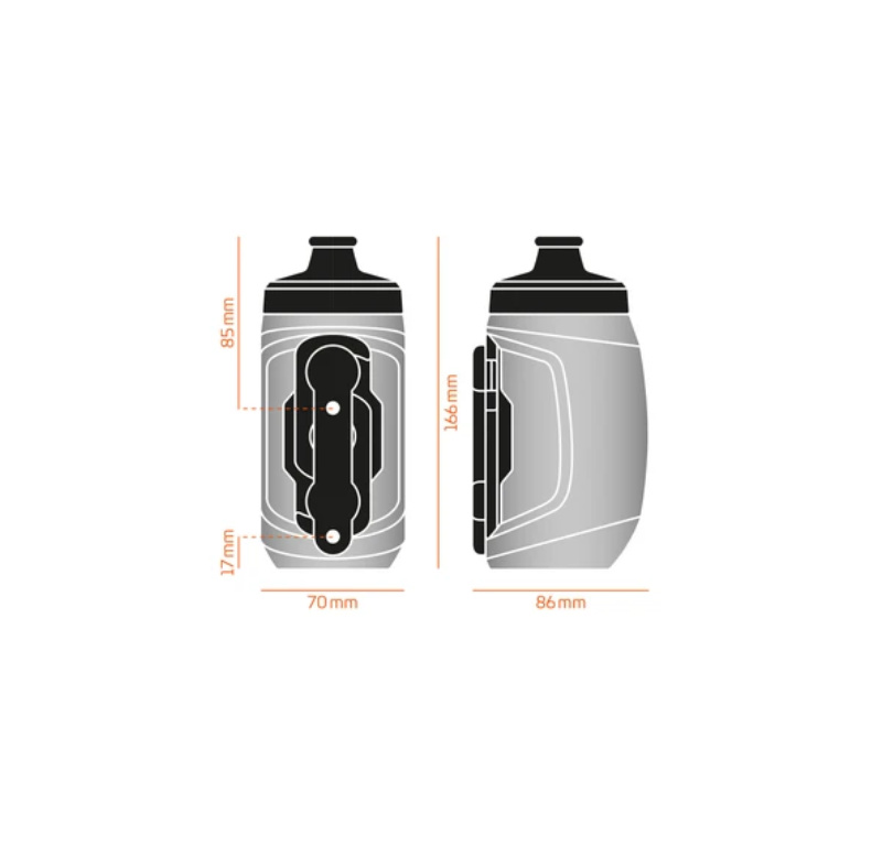 TWIST bottle 450ml + bike base
