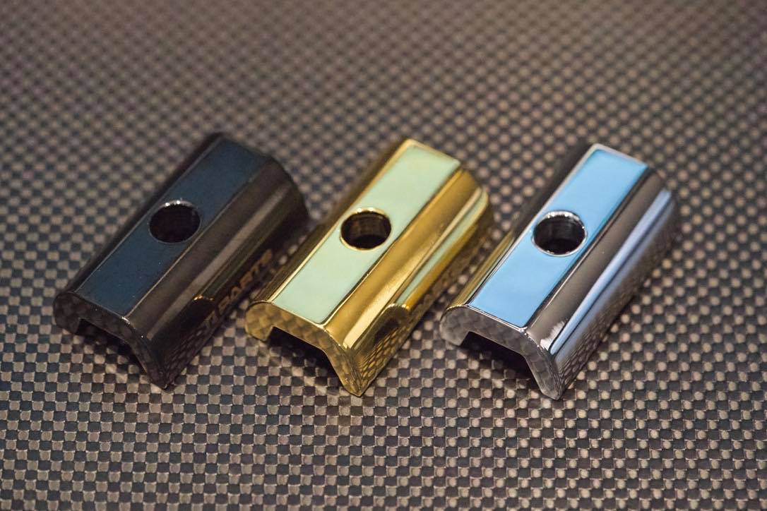 Ti Parts Chrome Plated Aluminum Hinge Clamp Plate