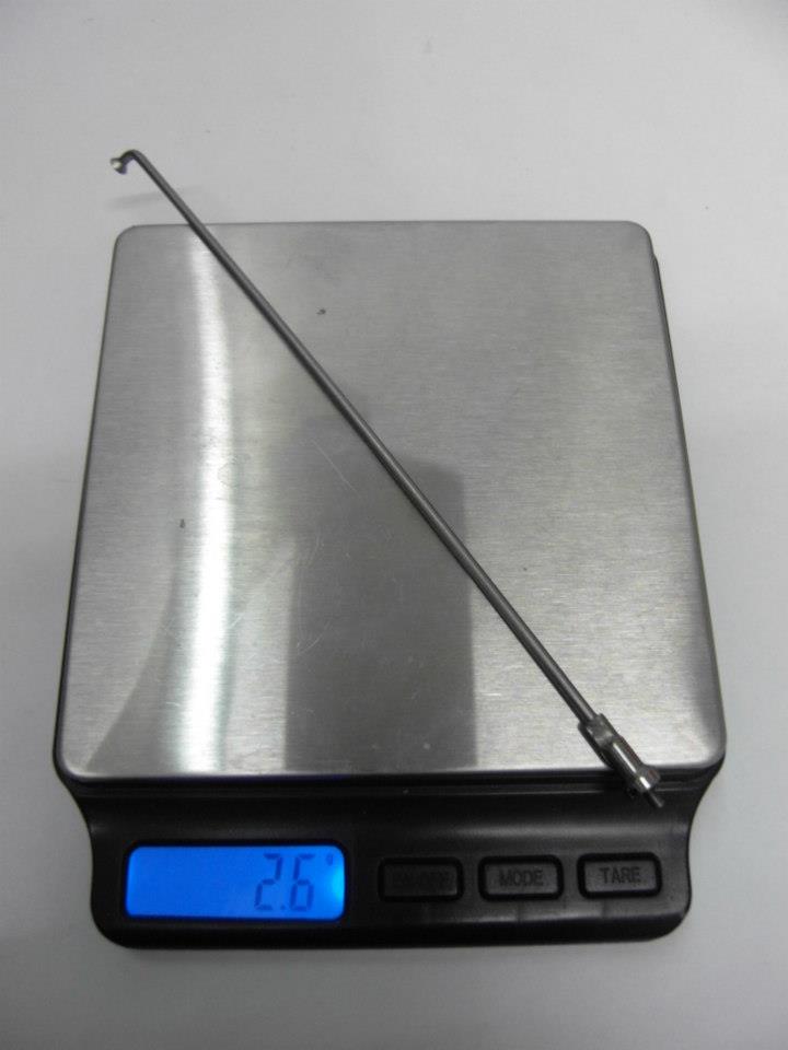 Ti Parts Rear Wheel Ti Spoke