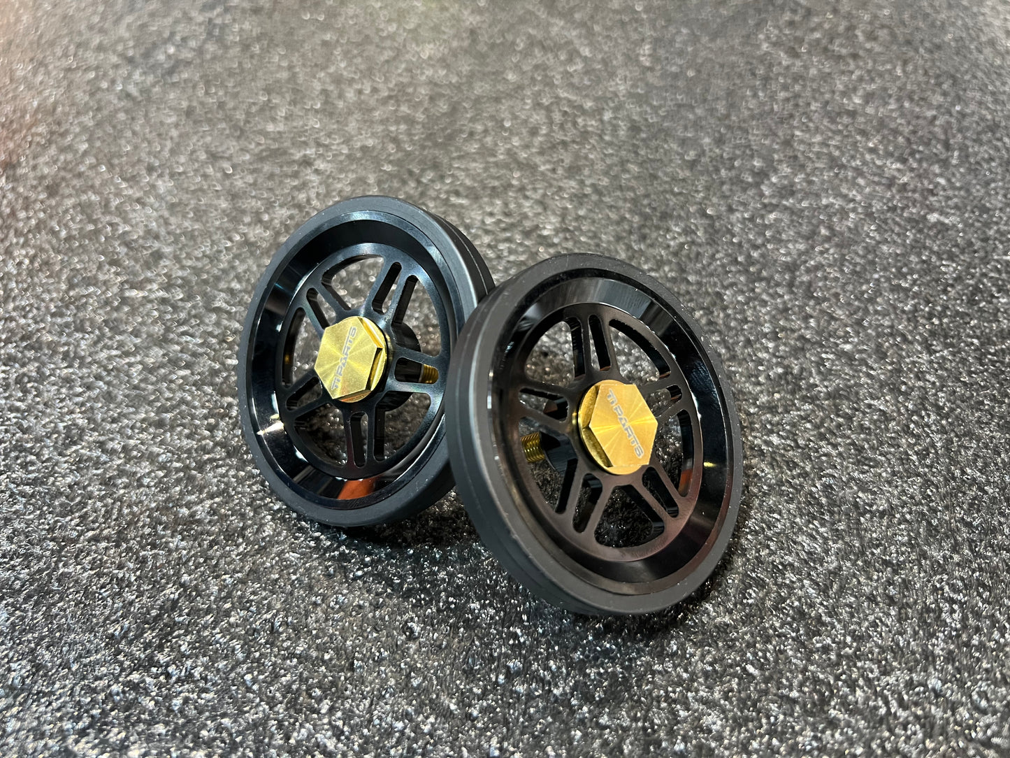 Ti Parts Chrome Painted 66mm Aluminum Easy Wheel