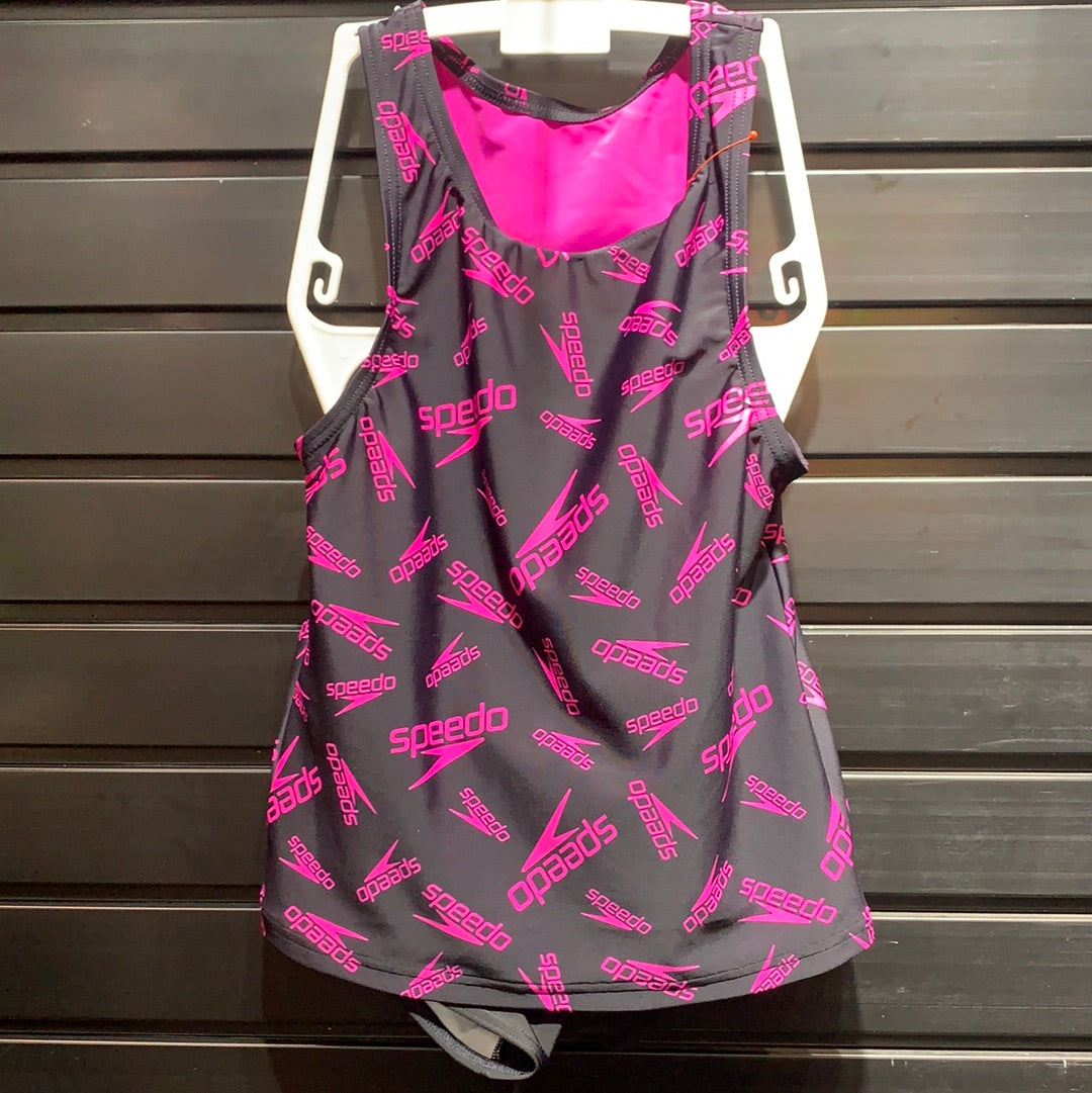 Speedo S21 J Boom Logo Allover Tankini