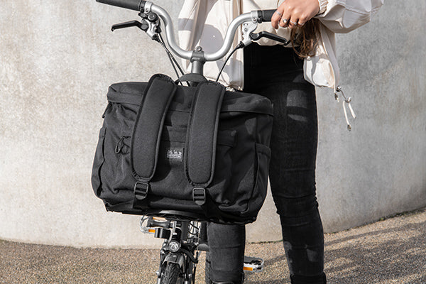 Brompton Metro Backpack M, Black, with frame