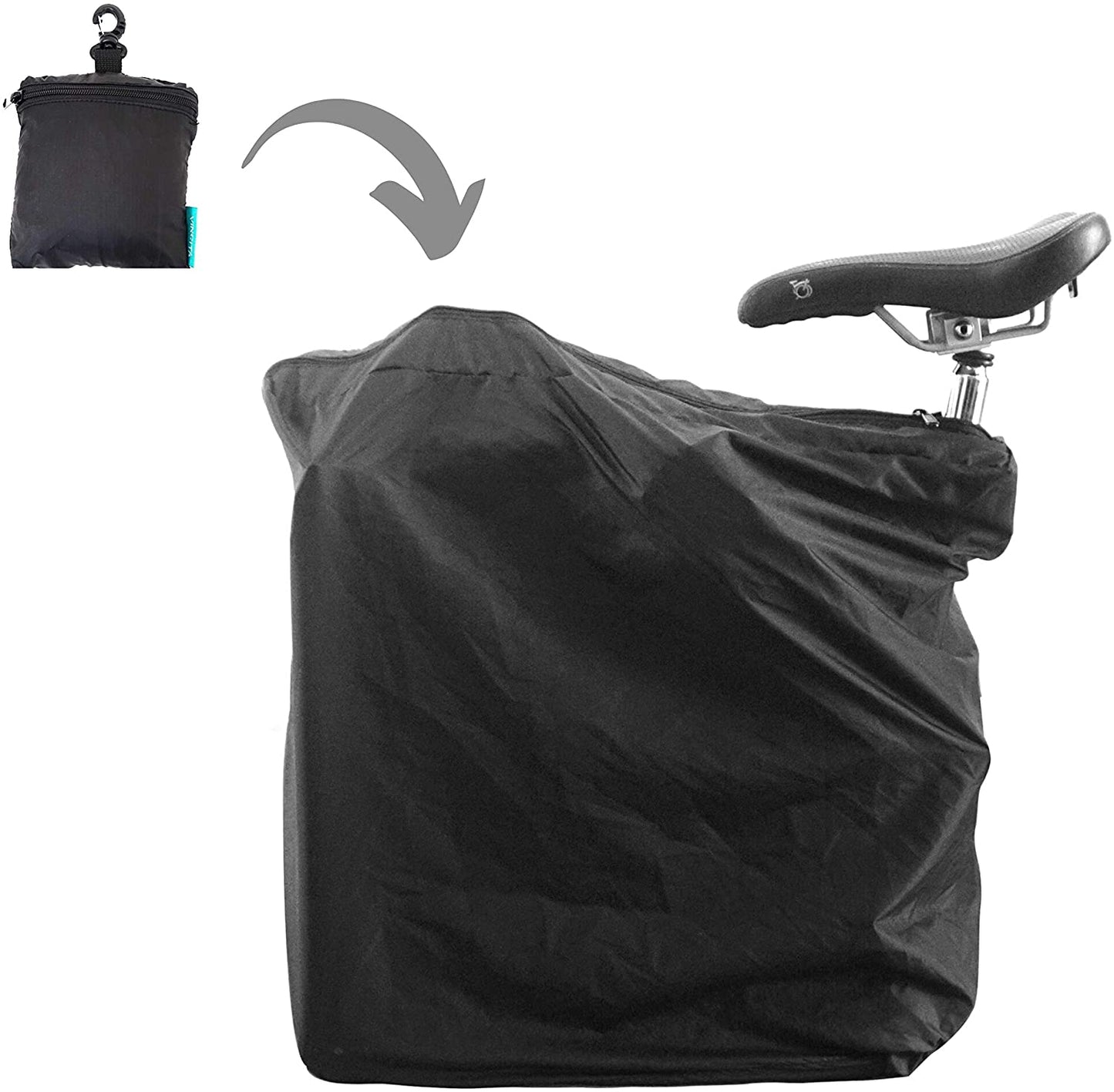 Brompton Bike Cover, with integrated pouch