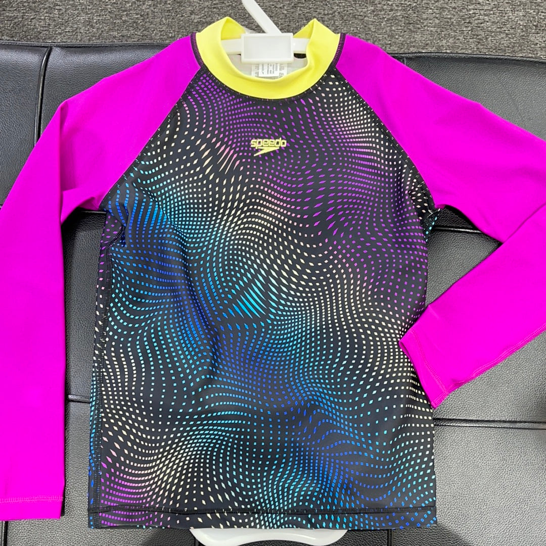 Speedo S21 J Long Sleeve Rash Top Set