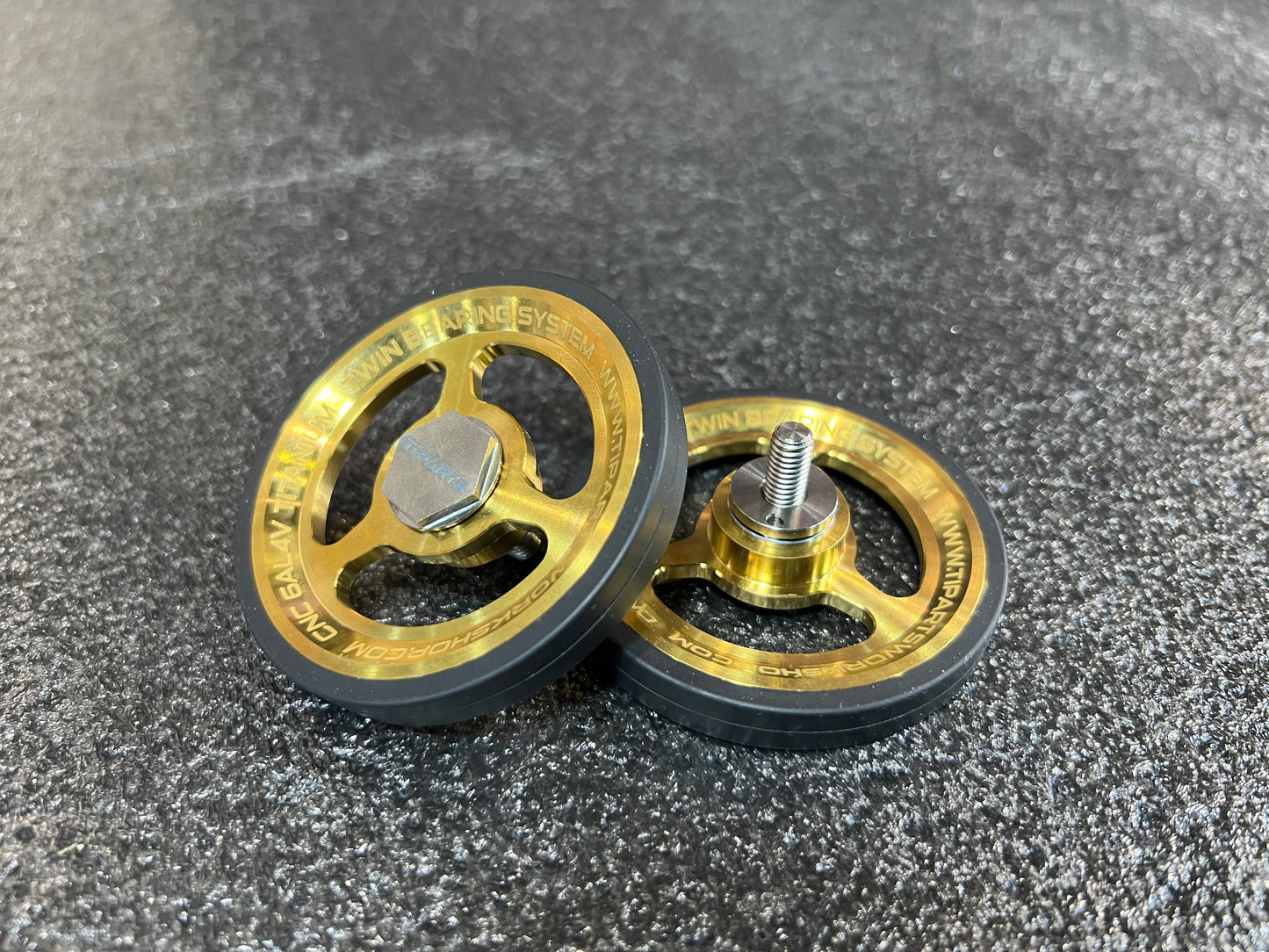 Ti Parts 66mm Titanium Easy Wheel