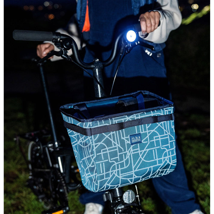 Brompton Bright Night Borough Small Basket Bag