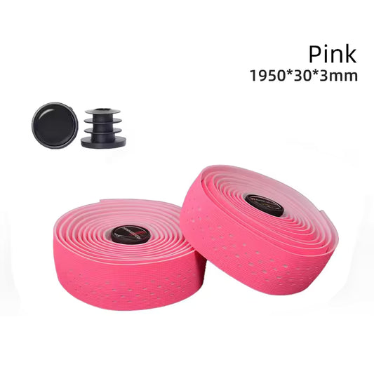 HinkRider Handlebar tape Road bike Camouflage handle belt warp with bar plugs 1 pair EVA racing bicycle
