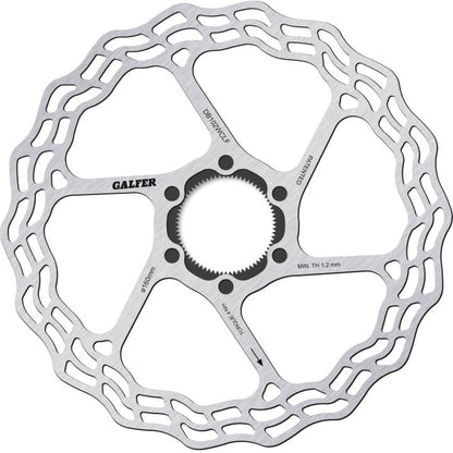 Galfer Wave Brake Disc - Road/Gravel | Fixed | Centerlock - Fulcrum AFS