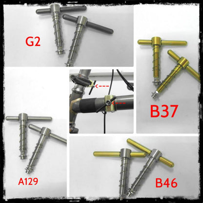 Ti Parts Titanium Bolts With Washer Hinge Clamp Set