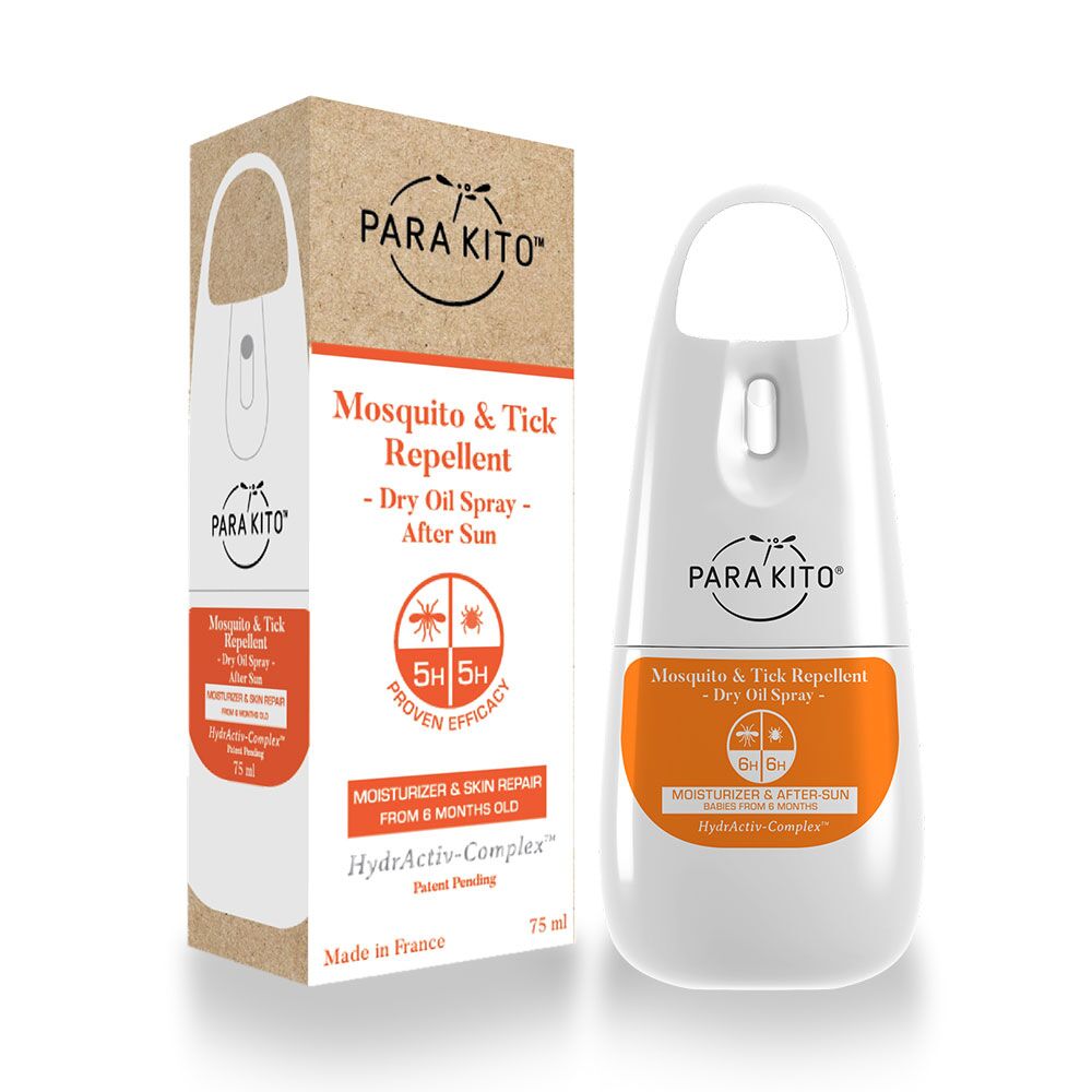 Para'kito Dry Oil Spray Mosquito & Tick Repellent - Moisturizer