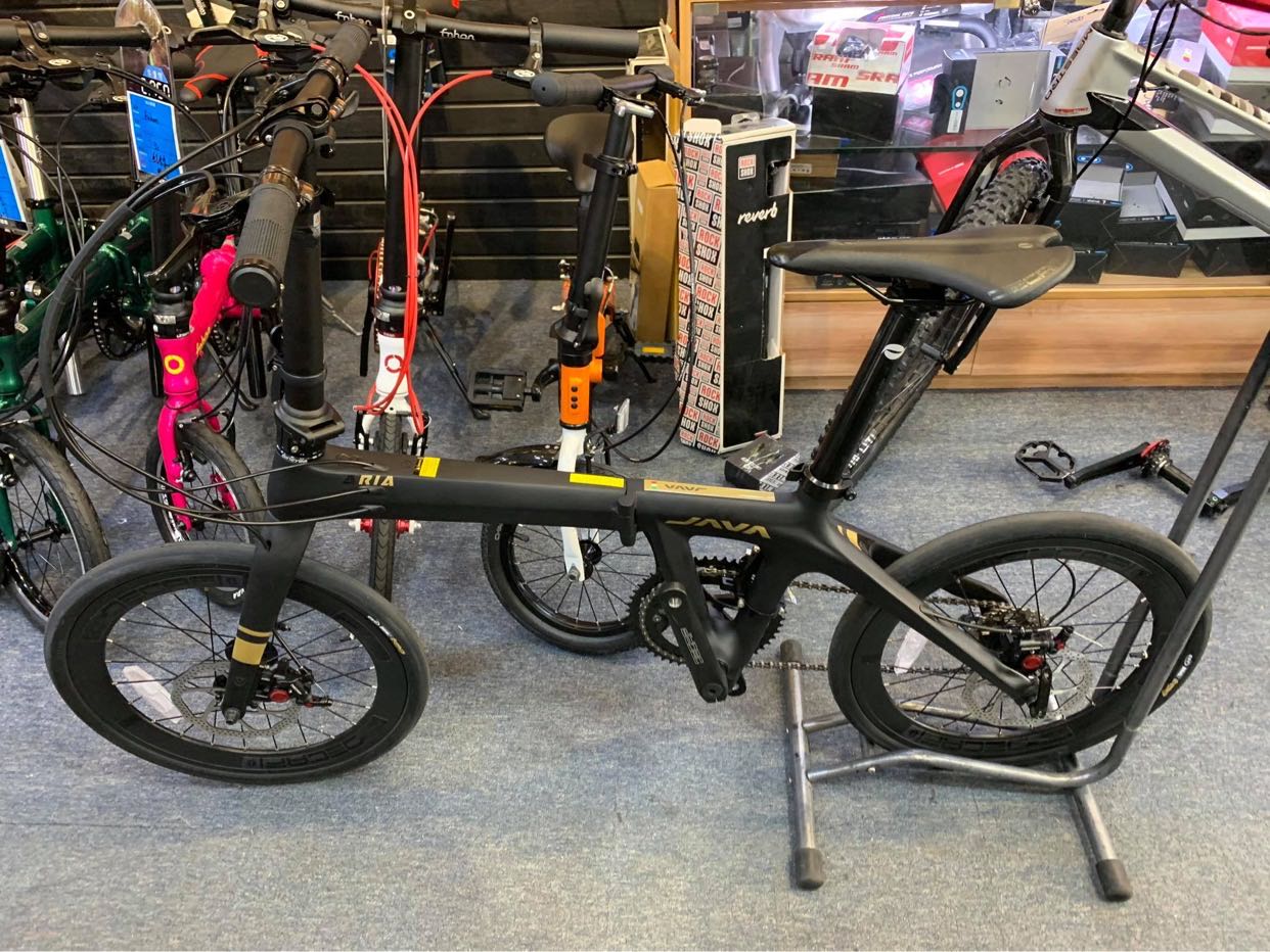 Java carbon cheap folding bike