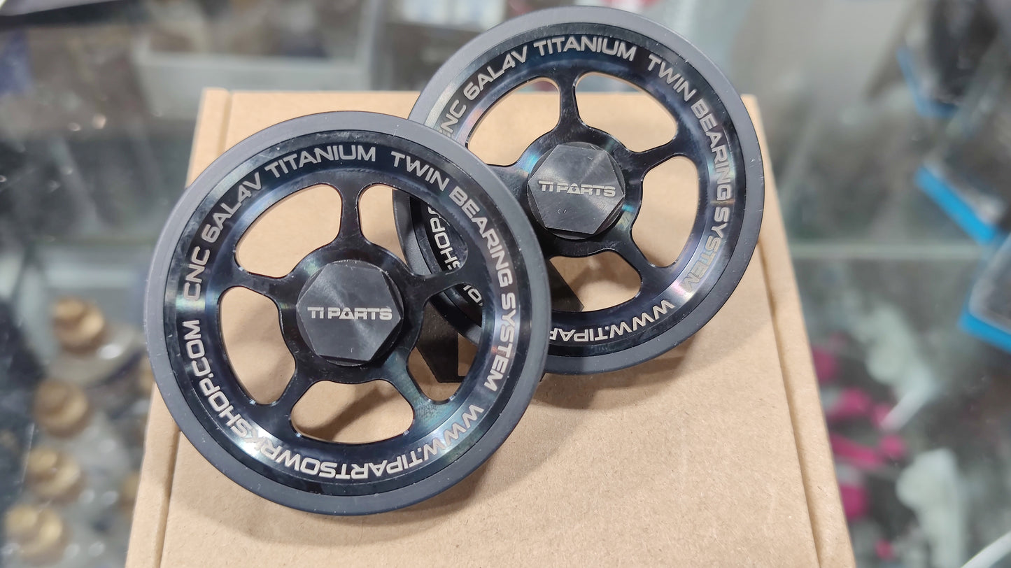 Ti Parts 66mm Titanium Easy Wheel